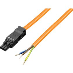 RITTAL 2500500 Connection Cable Infeed 3-Pole with Socket without Connector SZ 2500.500
