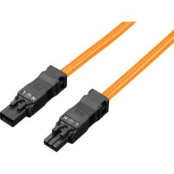 RITTAL 2500530 Connection Cable Through-Wiring 3-Pole with Socket and Connector SZ 2500.530