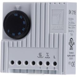 RITTAL 3118000 Hygrostat H: 71mm (2.80") W: 71mm (2.80") D: 33mm (1.30") SK 3118.000