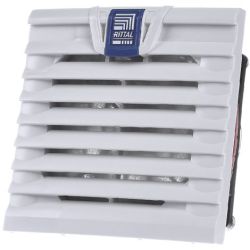 RITTAL 3237124 TopTherm Filter Fan Unit 2A H: 116mm (4.57") W: 116mm (4.57") D: 16mm (0.63") 24VDC IP54 Including Filter Mat SK 3237.124
