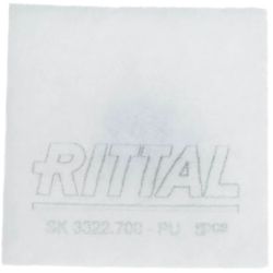 RITTAL 3322700 Spare Filter Mat Chemical Fibers H: 120mm (4.72") W: 120mm (4.72") D: 12mm (0.47") G2 SK 3322.700