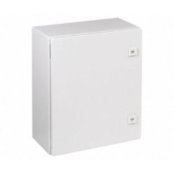 RITTAL 8017532 WM201606NC H: 500mm 20" W: 400mm 16" D: 150mm 6" IP66 NEMA 4 Left Hinged Door Two 1/4 Turn Locks Wallmounting Holes Carbon Steel Wall Mounted Enclosure WM AE 8017.532