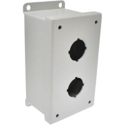 RITTAL 8017646 PB02305S1C H: 146mm (5.75") W: 82mm (3.23") D: 69mm (2.72") IP55 NEMA 4 NEMA 12 NEMA 13 Push Button Box PB 8017.646