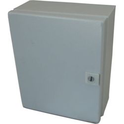 RITTAL 8018102 JB141206HC H: 350mm 14" W: 300mm 12" D: 150mm 6" IP66 NEMA 4 Junction Box Left Hinged Door 1/4 Turn Lock Mounting Panel JB Wallmounted Holes Carbon Steel 8018.102