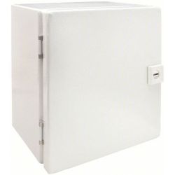 RITTAL 8018107 JB101006HC H: 250mm 10" W: 250mm 10" D: 150mm 6" IP66 NEMA 4 Junction Box Left Hinged Door 1/4 Turn Lock Mounting Panel JB Wallmounted Holes Carbon Steel 8018.107