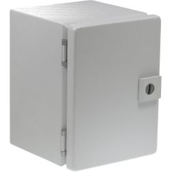 RITTAL 8018123 JB080606HC H: 200mm 8" W: 150mm 6" D: 150mm 6" IP66 NEMA 4 Junction Box Left Hinged Door 1/4 Turn Lock Mounting Panel JB Wallmounted Holes Carbon Steel 8018.123