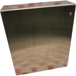 RITTAL 8017619 WM363010N4 H: 900mm 36" W: 760mm 30" D: 250mm 10" IP66 NEMA 4X Left Hinged Door 3-Point Latching Tool L-Handle Wallmounting Blind Nuts Stainless Steel Wallmounted Enclosure WM AE 8017.619