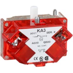 Schneider Electric 9001KA3 Harmony 30mm Pushbutton Types K, SK or KX Contact Blocks 1 Normally Close