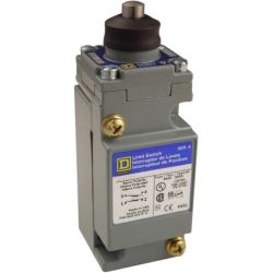Schneider Electric 9007C62E Limit Switch 9007C Standard Steel Spring Return Top Plunger 10A 600V 2 Normally Open and 2 Normally Close NEMA 4, 6P, 12 and 13