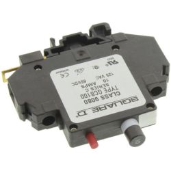 Schneider Electric 9080 GCB100 Circuit Protector Linergy Thermal Magnetic Overcurrent Track Mount 10.0A 125 VAC / 65 VDC 1-Pole