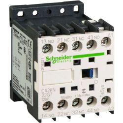 Schneider Electric CA2KN22G7 TeSys Micra Control Relays 2 Normally Open + 2 Normally Close Contacts &le; 690V 120 VAC Coil 50Hz/60Hz