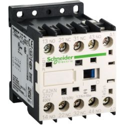Schneider Electric CA2KN22V7 TeSys Micra Control Relays 2 Normally Open + 2 Normally Close Contacts &le; 690V 400 VAC Coil 50Hz/60Hz