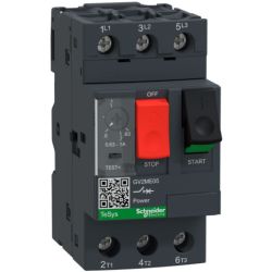 Schneider Electric GV2 ME05 TeSys GV2 Manual Starters and Protectors Thermal Magnetic Circuit Breakers Push Buttons 0.63A to 1A Screw Clamp Terminal