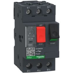 Schneider Electric GV2 ME08 TeSys GV2 Manual Starters and Protectors Thermal Magnetic Circuit Breakers Push Buttons 2.5A to 4A Screw Clamp Terminal