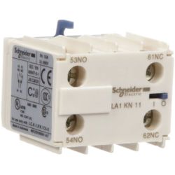 Schneider Electric LA1KN11 Auxiliary Contact Blocks TeSys Micra 1 Normally Open + 1 Normally Close Front Mounting Screw Clamp Terminals