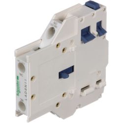 Schneider Electric LAD8N11 Auxiliary Contact Blocks TeSys D 1 Normally Open 1 Normally Close Side Mounting Screw Clamp Terminal for LC1D09 to LC1D150 Contactor
