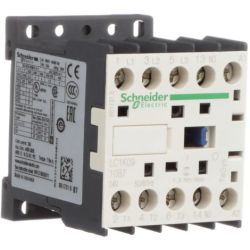 Schneider Electric LC1K0910B7 TeSys Micra Contactors 3-Pole AC-3 480 VAC 5HP 9A - 1 Normally Open Auxiliary Contact 24 VAC Coil 50Hz/60Hz