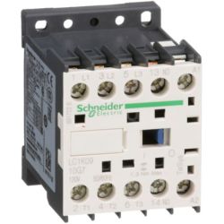 Schneider Electric LC1K0910G7 TeSys Micra Contactors 3-Pole AC-3 480 VAC 5HP 9A - 1 Normally Open Auxiliary Contact 120 VAC Coil 50Hz/60Hz