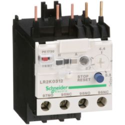Schneider Electric LR2K0312 TeSys K Differential Thermal Overload Relays 3.7A to 5.5A Class 10A