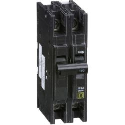 Schneider Electric QOU2100 Miniature Circuit Breakers QOU 100A 2-Pole 120 VAC / 240 VAC 60 VDC 10kA