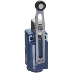 Schneider Electric XCKP2145N12 Limit Switch XC Standard XCKP Thermoplastic Plastic Roller Lever Variable Length 1 Normally Close + 1 Normally Open Snap 1/2 NPT