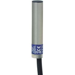 Schneider Electric XS1L06NA349 Inductive Proximity Sensor XS 6.5mm Brass 25mm 3-Wire 12 VDC - 24 VDC IP67 Cable 2m