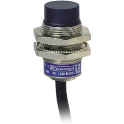 Schneider Electric XS2N18NA340 Inductive Proximity Sensor XS M18 Brass 8mm 3-Wire 12 VDC - 48 VDC IP67 Cable 2m