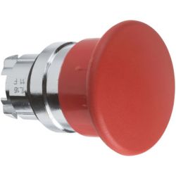 Schneider Electric ZB4BC4 Harmony XB4 22mm Mushroom Pushbutton Head 40mm Metal Red Momentary