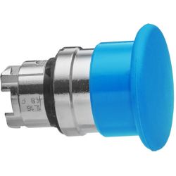 Schneider Electric ZB4BC6 Harmony XB4 22mm Mushroom Pushbutton Head 40mm Metal Blue Momentary