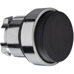 Schneider Electric ZB4BL2 Harmony XB4 22mm Pushbutton Operating Head Black Projecting Momentary Unmarked