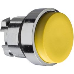 Schneider Electric ZB4BL5 Harmony XB4 22mm Pushbutton Operating Head Yellow Projecting Momentary Unmarked