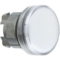 Schneider Electric ZB4BV013 Harmony XB4 22mm Pushbutton Pilot Lights Head Metal White Plain Lens for Integral LED