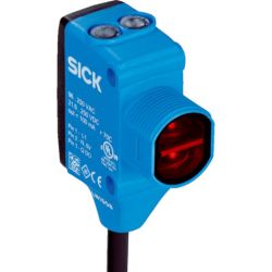 SICK 1088646 HL18-M1G3AH Retro-Reflective M18 Visible Red Light Dark Switching 2m Cable with Flying Leads Hybrid Photoelectric Switches SureSense
