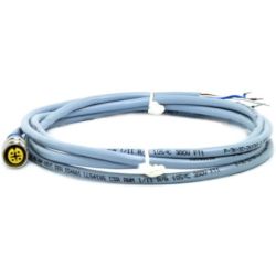 SICK 7020020 KD4-SIM122 Molded Cable M12 Female 4-Pin Straight PVC Gray 2m