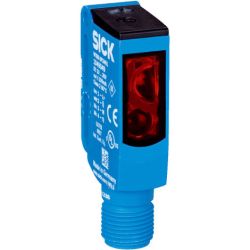 SICK 1049049 WTB9-3P2461 Small Rectangular Potentiometer M3 Visible Red Light LED PNP Photoelectric Proximity Switches Background Suppression W9 Male Connector M12 4-Pin IP66 IP67 IP69K