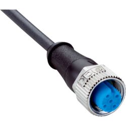 SICK 2095617 YF2A15-020UB5XLEAX M12 5-Pin Straight A-Coded Female Plug Connectors Cables PUR 2m Unshielded with Flying Leads