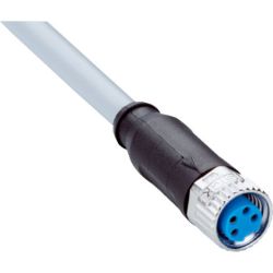 SICK 2095888 YF8U14-020VA3XLEAX M8 4-Pin Straight A-Coded Female Plug Connector Cable PVC 2m 4-Wire Unshielded with Flying Leads