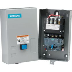 SIEMENS 14DUD32BA NEMA 1 110VAC-120VAC/220VAC-240VAC 3-Phase 3-Pole 5.5A-22A Solid State Overload Relay Class 14 Non-Reversing Motor Starter