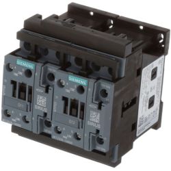SIEMENS 3RA2326-8XB30-1AK6 AC-3 11kW 400VAC 110VAC 50Hz 120VAC 60Hz 3-Pole Size S0 Screw Terminal Interlock 2 Normally Open Reversing Contactors Assembly