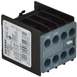 SIEMENS 3RH2911-1HA11 Auxiliary switch on the front, 1 NO + 1 NC Current path 1 Normally Open, 1 Normally Closed for 3RH and 3RT screw terminal .1/.2, .3/.4,