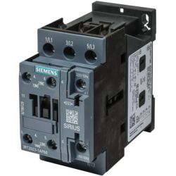 SIEMENS 3RT2023-1AP60 AC-3 9A 4kW 400VAC 1 Normally Open 1 Normally Closed 220VAC 50Hz 240VAC 60Hz 3-Pole Size S0 Screw Terminal Power Contactors