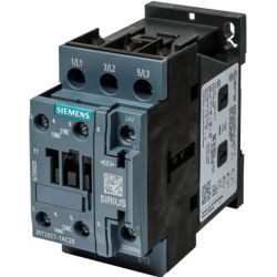 SIEMENS 3RT2027-1AC20 32A AC-3 15kW 400VAC 1 Normally Open 1 Normally Closed 3-Pole 24VAC 50Hz 60Hz S0 Screw Terminal Contactor