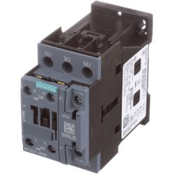 SIEMENS 3RT2027-1AK60 AC-3 15kW 400VAC 1 Normally Open 1 Normally Closed 110VAC 50Hz 120 60Hz 3-Pole Size S0 Screw Terminal Contactor
