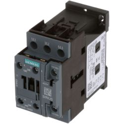 Siemens 3RT2028-1AK60 AC-3, 18.5kW / 400VAC, 1 Normally Open + 1 Normally Closed, 110VAC, 50Hz, 120VAC, 60Hz, 3-Pole, Size S0, Screw Terminal Contactors