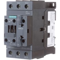 SIEMENS 3RT2035-1AC20 AC-3 40A 18.5kW 400VAC 1 Normally Open 1 Normally Closed 24VAC 50Hz 60Hz 3-Pole Size S2 Screw Terminal Power Contactor