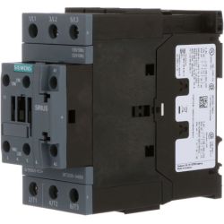 SIEMENS 3RT2035-1AK60 AC-3 40A, 18.5kW / 400VAC 1 Normally Open + 1 Normally Closed, 110VAC 50Hz / 120VAC, 60Hz, 3-pole, Size S2, screw terminal Power Contactors
