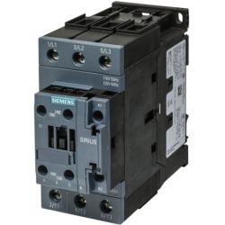 SIEMENS 3RT2036-1AK60 AC-3 50A 22kW 400VAC 1 Normally Open 1 Normally Closed 110VAC 50Hz 120VAC 60Hz 3-Pole Size S2 Screw Terminal Power Contactor