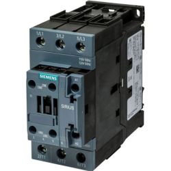 SIEMENS 3RT2038-1AK60 AC-3 37kW 400VAC 1 Normally Open 1 Normally Closed 110VAC 50Hz 120VAC 60Hz 3-Pole Size S2 Screw Terminal Contactor