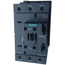 SIEMENS 3RT2045-1AC20 AC-3 80A 37kW 400VAC 1 Normally Open 1 Normally Closed 24VAC 50Hz 60Hz Three-Pole 3 NO Size S3 Screw Terminal Power Contactor