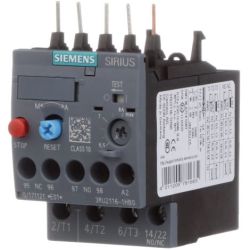 SIEMENS 3RU2116-1HB0 Thermal Overload Relay 5.5A-8A Size S00 Class 10 Contactor Mount Screw Terminal Manual Automatic Reset